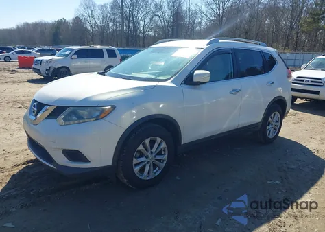 2014 Nissan Rogue Sv from USA, damaged, VIN 5N1AT2MV7EC810501